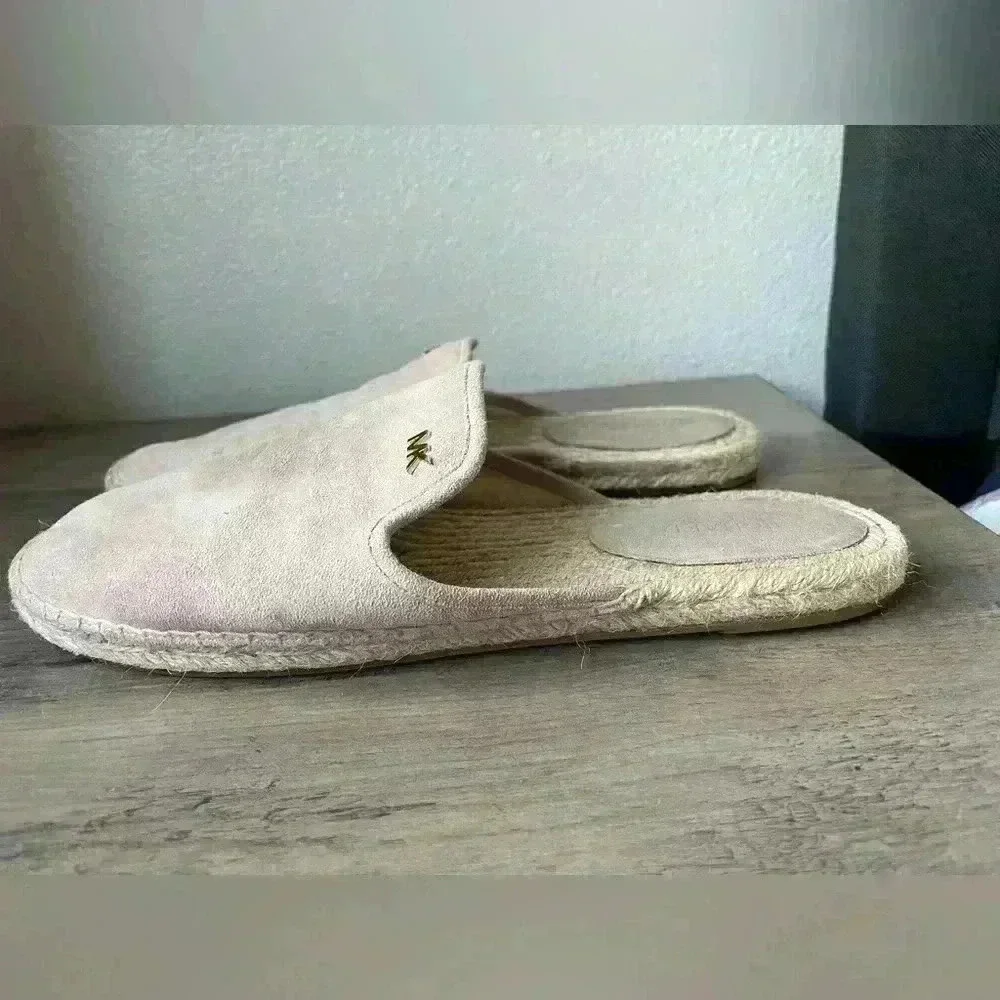 Michael Kors Women’s Suede‎ Espadrille Slipper Color Pink Size 8.5